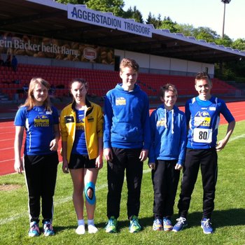 vlnr: Leonie Kah, Hannah Marie Roth, Jens Haber, Keno Lukas, Justus Hänsel