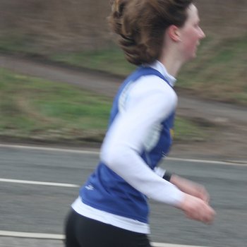 Julia Fischer kam bei der Cross-DM in Löningen / Niedersachsen als 29. ins Ziel