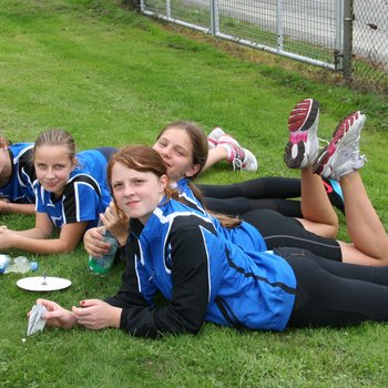 Die Damen bei der Pause