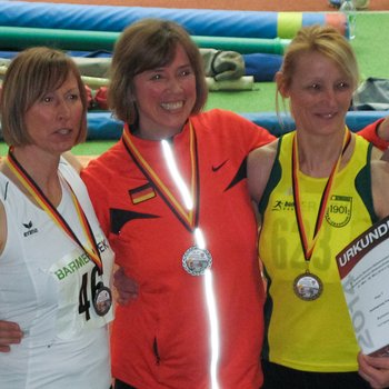 Sabine Zeidler holt Silber im Hochsprung und Bronze im Weitsprung